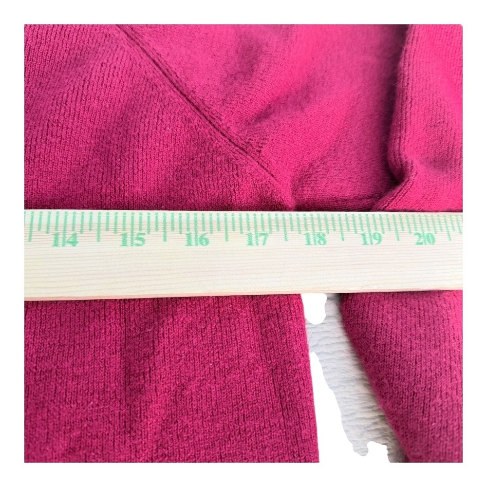Grandmacore Chelsea Campbell Charter Club Cardigan Regular XL red Merino Wool - Picture 5 of 9